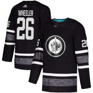 Stylish Adidas Jets #26 Blake Wheeler Black Authentic 2019 All Star Stitched NHL Jersey for die - hard fans