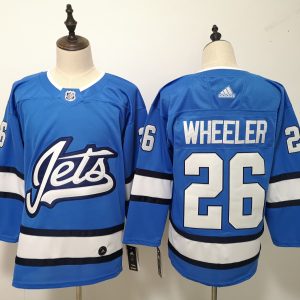 Chic Adidas Jets #26 Blake Wheeler Blue Alternate Authentic Pro Stitched NHL Jersey for die - hard fans