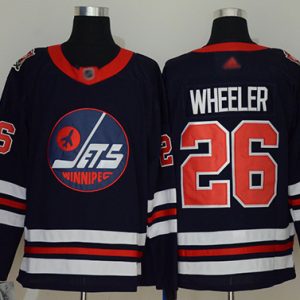 Premium Adidas Jets #26 Blake Wheeler Navy Blue Authentic 2019 Heritage Classic Stitched NHL Jersey to stand out at the stadium