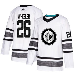 Cool Adidas Jets #26 Blake Wheeler White Authentic 2019 All Star Stitched NHL Jersey for ultimate hockey enthusiasts