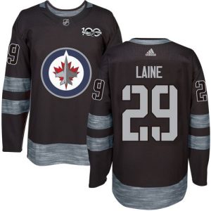 Stunning Adidas Jets #29 Patrik Laine Black 1917 2017 100th Anniversary Stitched NHL Jersey to stand out at the stadium