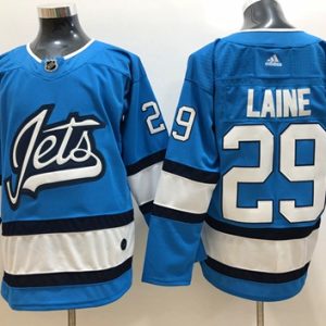 Stylish Adidas Jets #29 Patrik Laine Blue Alternate Authentic Stitched NHL Jersey to stand out at the stadium