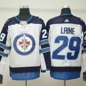 Fantastic Adidas Jets #29 Patrik Laine White Road Authentic Stitched NHL Jersey perfect for game days