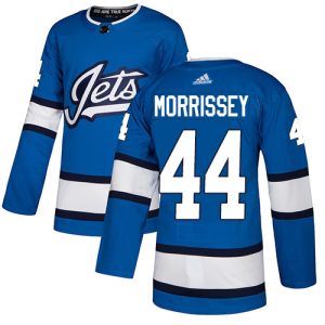 Fantastic Adidas Jets #44 Josh Morrissey Blue Alternate Authentic Stitched NHL Jersey for ultimate hockey enthusiasts