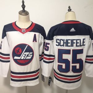 Gorgeous Adidas Jets #55 Mark Scheifele White Third Stitched NHL Jersey to show your team spirit