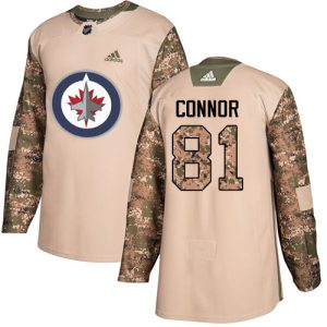 Gorgeous Adidas Jets #81 Kyle Connor Camo Authentic 2017 Veterans Day Stitched NHL Jersey to elevate your fan gear collection