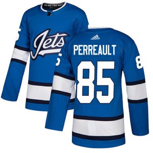 Cool Adidas Jets #85 Mathieu Perreault Blue Alternate Authentic Stitched NHL Jersey a must - have for collectors