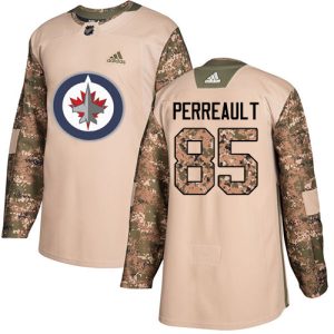 Top - notch Adidas Jets #85 Mathieu Perreault Camo Authentic 2017 Veterans Day Stitched NHL Jersey to show your team spirit
