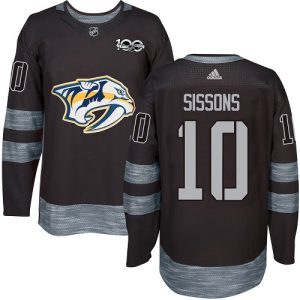 Stylish Adidas Predators #10 Colton Sissons Black 1917 2017 100th Anniversary Stitched NHL Jersey to show your team spirit