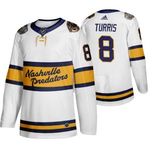 Premium Adidas Predators #8 Kyle Turris Men's White 2020 Winter Classic Retro Authentic NHL Jersey for ultimate hockey enthusiasts