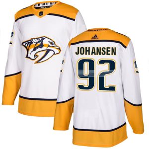 Amazing Adidas Predators #92 Ryan Johansen White Road Authentic Stitched NHL Jersey for ultimate hockey enthusiasts