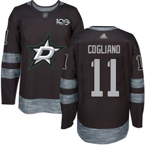 Chic Adidas Stars #11 Andrew Cogliano Black 1917 2017 100th Anniversary Stitched NHL Jersey for ultimate hockey enthusiasts