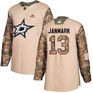 Chic Adidas Stars #13 Mattias Janmark Camo Authentic 2017 Veterans Day Stitched NHL Jersey for ultimate hockey enthusiasts