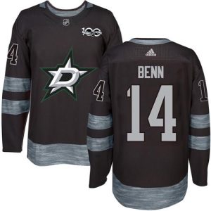 Fantastic Adidas Stars #14 Jamie Benn Black 1917 2017 100th Anniversary Stitched NHL Jersey for die - hard fans