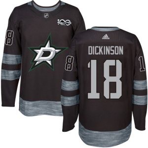 Chic Adidas Stars #18 Jason Dickinson Black 1917 2017 100th Anniversary Stitched NHL Jersey for ultimate hockey enthusiasts