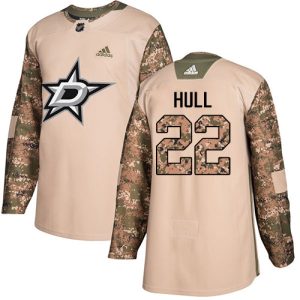 Premium Adidas Stars #22 Brett Hull Camo Authentic 2017 Veterans Day Stitched NHL Jersey a must - have for collectors