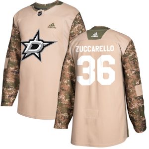 Premium Adidas Stars #36 Mats Zuccarello Camo Authentic 2017 Veterans Day Stitched NHL Jersey to show your team spirit