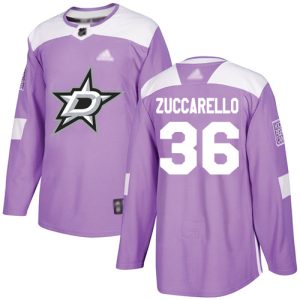 Amazing Adidas Stars #36 Mats Zuccarello Purple Authentic Fights Cancer Stitched NHL Jersey a must - have for collectors