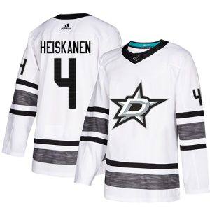 Stunning Adidas Stars #4 Miro Heiskanen White Authentic 2019 All Star Stitched NHL Jersey perfect for game days