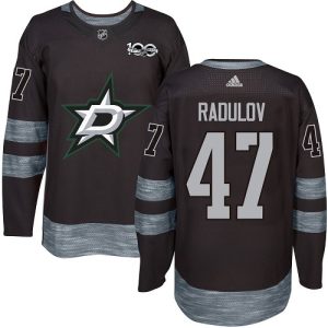 Sleek Adidas Stars #47 Alexander Radulov Black 1917 2017 100th Anniversary Stitched NHL Jersey to stand out at the stadium