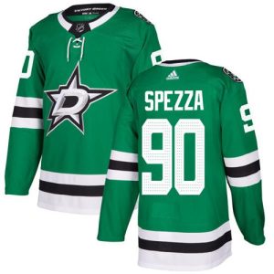 Amazing Adidas Stars #90 Jason Spezza Green Home Authentic Stitched NHL Jersey to show your team spirit