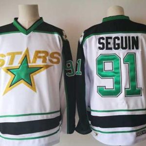 Amazing Adidas Stars #91 Tyler Seguin White Road Authentic Stitched NHL Jersey for die - hard fans
