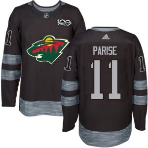 Fantastic Adidas Wild #11 Zach Parise Black 1917 2017 100th Anniversary Stitched NHL Jersey perfect for game days