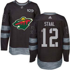 Cool Adidas Wild #12 Eric Staal Black 1917 2017 100th Anniversary Stitched NHL Jersey perfect for game days