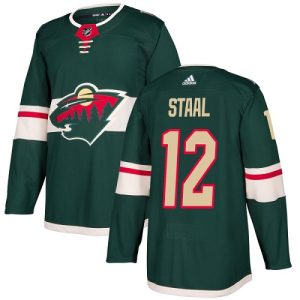 Stylish Adidas Wild #12 Eric Staal Green Home Authentic Stitched NHL Jersey for die - hard fans