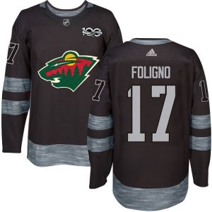 Amazing Adidas Wild #17 Marcus Foligno Black 1917 2017 100th Anniversary Stitched NHL Jersey perfect for game days