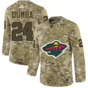 Stylish Adidas Wild #24 Matt Dumba Camo Authentic Stitched NHL Jersey for ultimate hockey enthusiasts