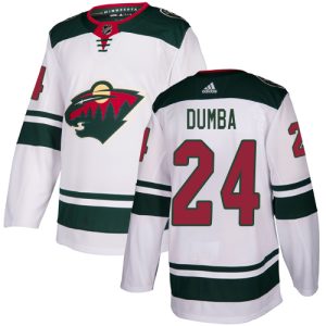 Amazing Adidas Wild #24 Matt Dumba White Road Authentic Stitched NHL Jersey for die - hard fans