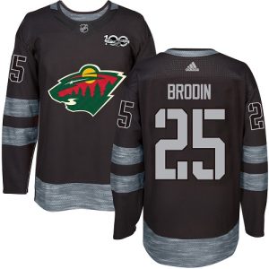 Cool Adidas Wild #25 Jonas Brodin Black 1917 2017 100th Anniversary Stitched NHL Jersey to stand out at the stadium