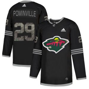 Top - notch Adidas Wild #29 Jason Pominville Black Authentic Classic Stitched NHL Jersey to elevate your fan gear collection