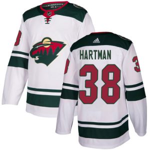 Premium Adidas Wild #38 Ryan Hartman White Road Authentic Stitched NHL Jersey a must - have for collectors