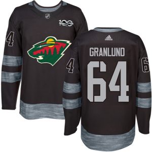 Stylish Adidas Wild #64 Mikael Granlund Black 1917 2017 100th Anniversary Stitched NHL Jersey a must - have for collectors