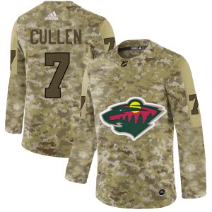 Sleek Adidas Wild #7 Matt Cullen Camo Authentic Stitched NHL Jersey to show your team spirit