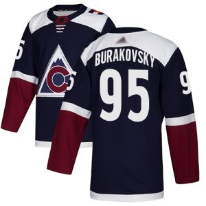 Alluring Adidas Avalanche #95 Andre Burakovsky Navy Alternate Authentic Stitched Youth NHL Jersey to show your team love