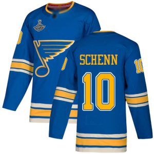 Alluring Adidas Blues #10 Brayden Schenn Blue Alternate Authentic Stanley Cup Champions Stitched Youth NHL Jersey for die   hard Blackhawks fans