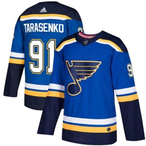 Alluring Adidas Blues #91 Vladimir Tarasenko Blue Home Authentic Stitched Youth NHL Jersey to support your favorite players