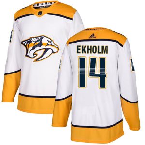 Alluring Adidas Predators #14 Mattias Ekholm White Road Authentic Stitched Youth NHL Jersey to stand out at the stadium