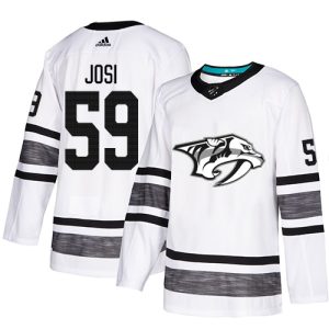 Alluring Adidas Predators #59 Roman Josi White Authentic 2019 All Star Stitched Youth NHL Jersey for a valuable hockey collectible