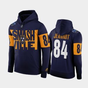 Alluring Adidas Predators #84 Tanner Jeannot 2022 Stadium Series NHL Hoodie   Smashville Navy to show your team love