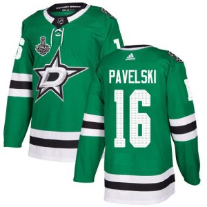 Alluring Adidas Stars #16 Joe Pavelski Green Home Authentic 2020 Stanley Cup Final Stitched NHL Jersey for die   hard Blackhawks fans