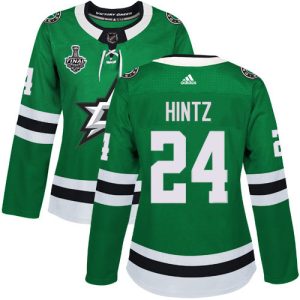 Alluring Adidas Stars #24 Roope Hintz Green Home Authentic Women's 2020 Stanley Cup Final Stitched NHL Jersey to support your favorite players