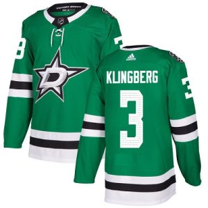 Alluring Adidas Stars #3 John Klingberg Green Home Authentic Youth Stitched NHL Jersey to support your favorite players