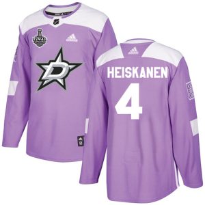 Alluring Adidas Stars #4 Miro Heiskanen Purple Authentic Fights Cancer Youth 2020 Stanley Cup Final Stitched NHL Jersey for true hockey enthusiasts