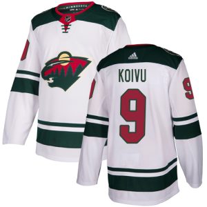 Alluring Adidas Wild #9 Mikko Koivu White Road Authentic Stitched Youth NHL Jersey to add to your hockey memorabilia collection