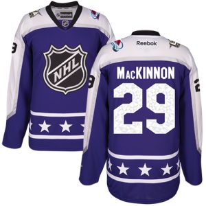 Alluring Avalanche #29 Nathan MacKinnon Purple 2017 All Star Central Division Women's Stitched NHL Jersey for true hockey enthusiasts