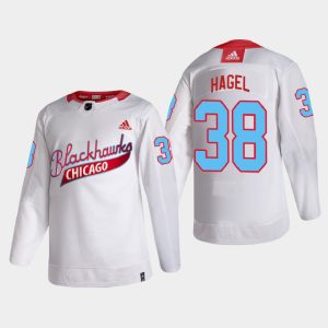 Alluring Chicago Blackhawks #38 Brandon Hagel Men's White One Community Night NHL Jersey to support your favorite players